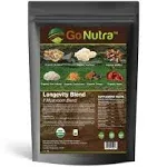 Go Nutra Mushroom Blend Organic | 7 Mushroom Complex Mushroom Blend Powder with ...