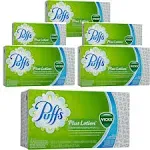 Puffs Plus Vicks Lotion 2-Ply Facial Tissues, (Pack of 6 Box), Ultra... 