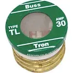 Bussmann TL Time-Delay Plug Fuse 4-Pack 30 Amp