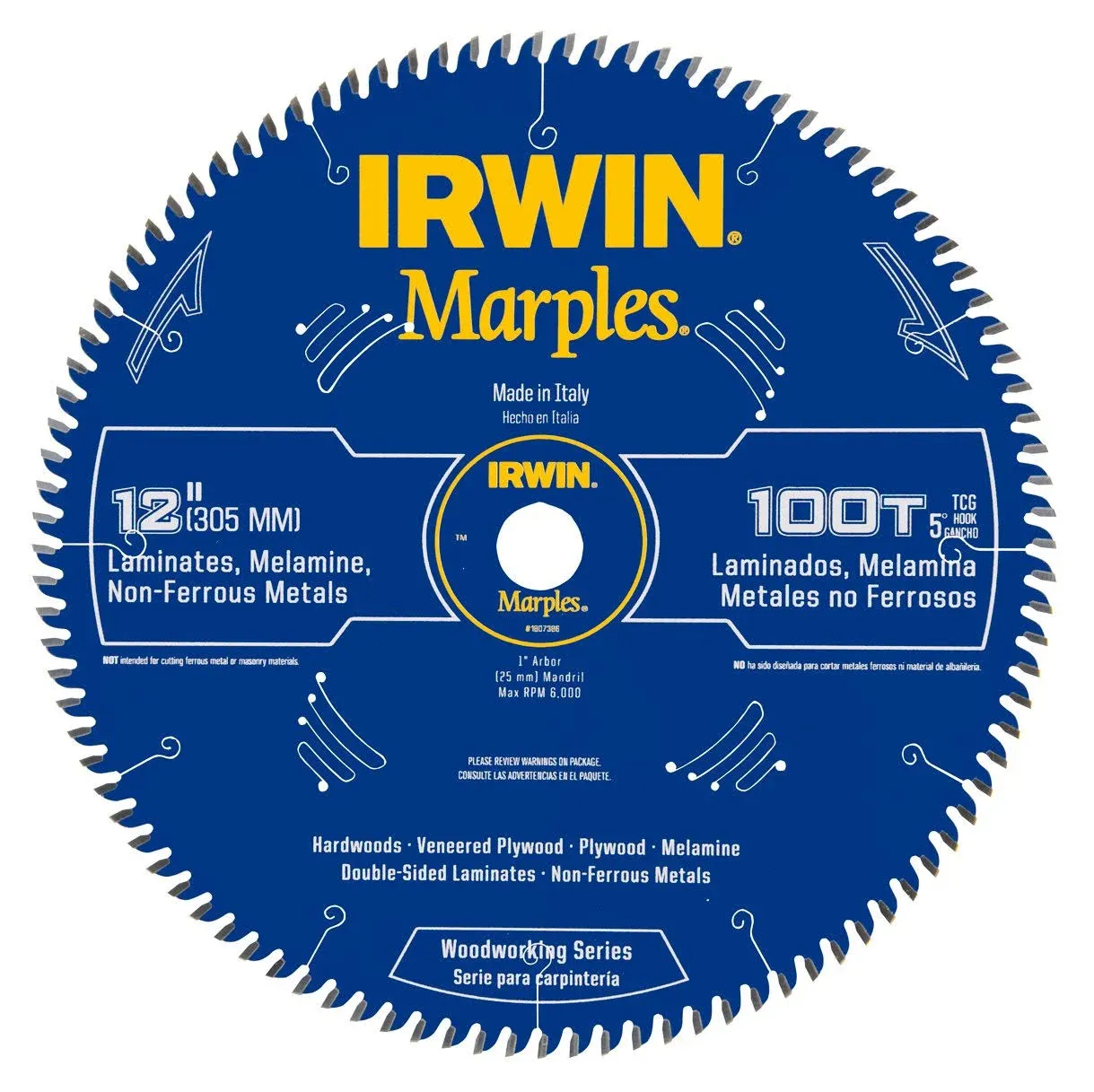 Irwin Marples Ww Csb 12 In. 100T Tcg 1807386 NEW In Original Packaging See Pics