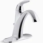 Bathroom Faucet With Metal Drain And One Size, Polished Chrome, Kohler