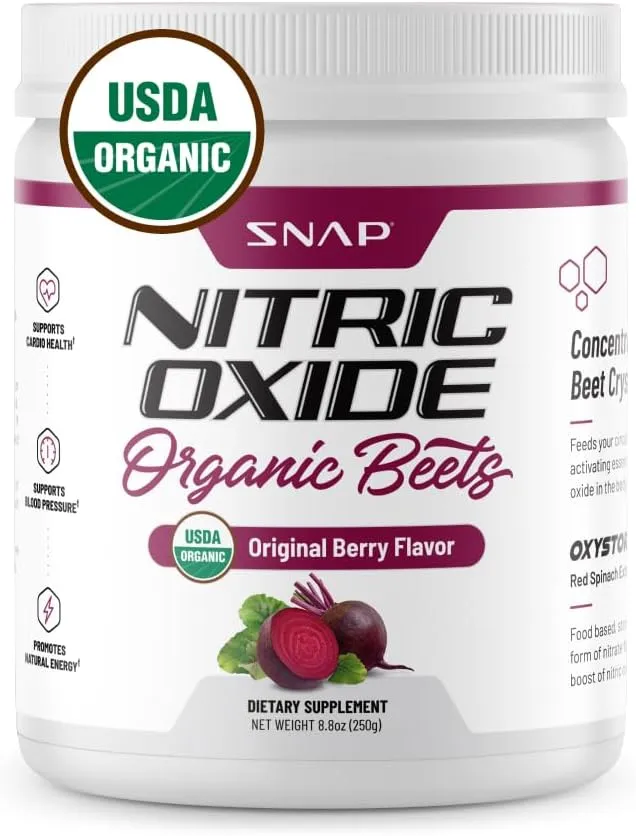 Snap Supplements Nitric Oxide Organic Beets Stick 10 PK