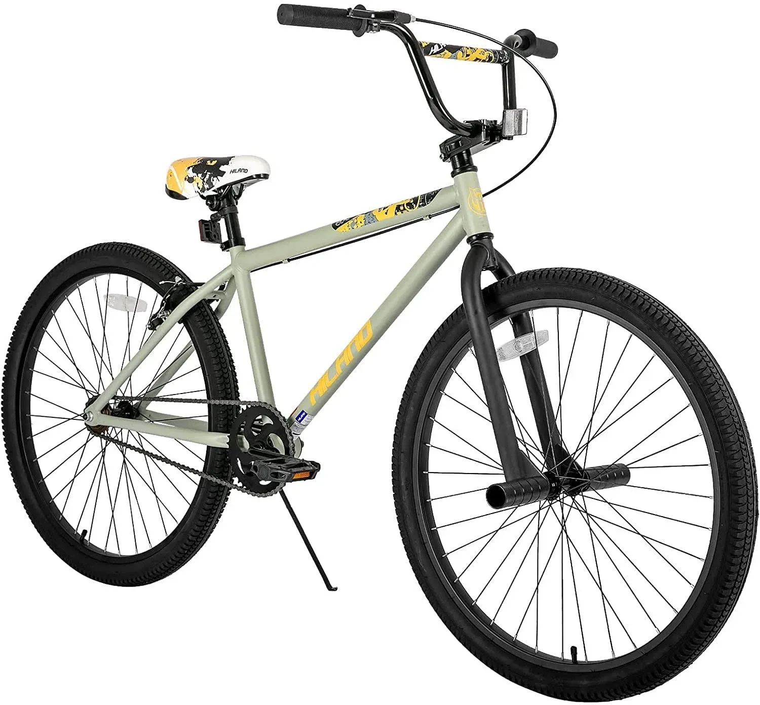 Hiland BMX Bike,20 24 26 inch,Beginner-<wbr/>Level to Advanced Riders with 2 Pegs,K...