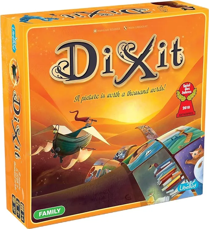 Dixit Board Game | Storytelling Game for Kids and Adults | Fun Family Board Game | Creative Kids Game | Ages 8 and up | 3-6 Players | Average Playtime 30 Minutes | Made by Libellud